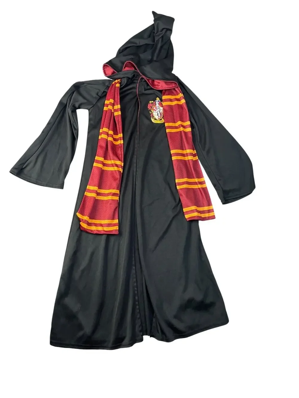 Wizarding World Of Harry Potter Youth Size 10 Gryffindor Robe & Scarf Costume